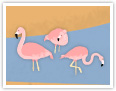 Pink flamingo